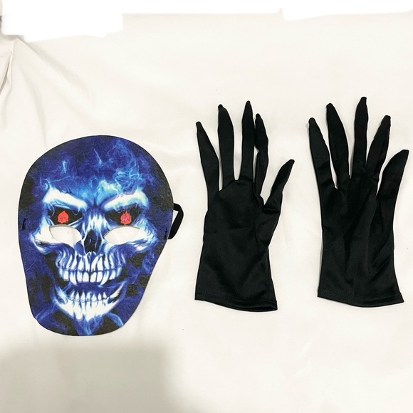 Wizard land Sz 8-10 yrs old Boy's kids Grim Reaper costume - Picture 5 of 11